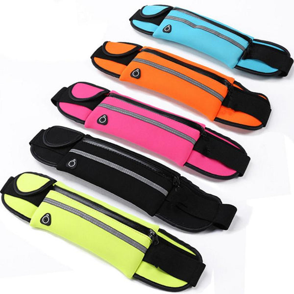 Velocity Water-Resistant Sports Running Belt and Fanny Pack